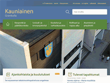 Tablet Screenshot of kauniainen.fi